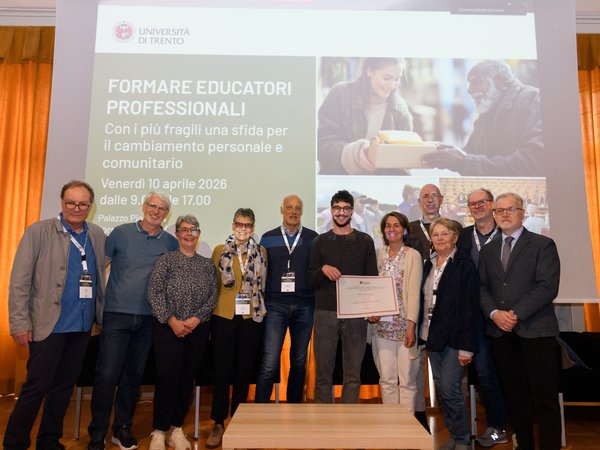 Zanella con i genitori e i donatori