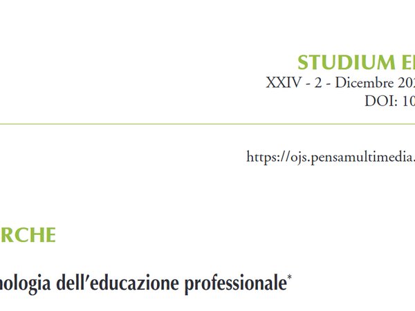 Verso un'epistemologia dell'educazione professionale